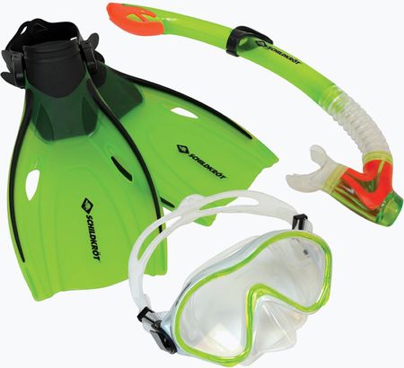 Schildkröt Zestaw Do Snorkelingu Dziecięcy Bermuda Zielony 940001 4000885002089