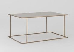 Customform Stół Kawowy Walt Metal 100X60 Złoty Salon Nowoczesny Minimalistyczny Industrialny 22398