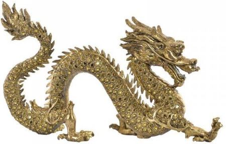 Dkd Home Decor Figurka Dekoracyjna Lustro Złoty Żywica (52X14X32 Cm) 12631613