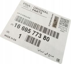 Zdjęcie 1669577380 KPL.2 TARCZ HAMULCOWYCH ORYGINAŁ OE PSA - Gniezno