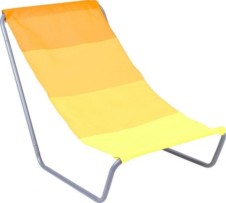 Leżak Turystyczny Plażowy Składany Olek Żółty
