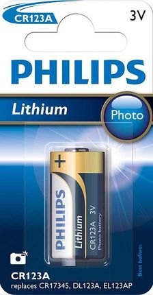 Philips CR123A Lithium Photo Cell (CR123A/01B)