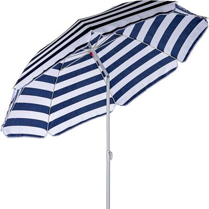 Stilista Parasol Plażowy 160cm Niebiesko Biały