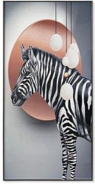 Dkd Home Decor Obraz Zebra (80X3X160 Cm) (2 Sztuk) 12644708