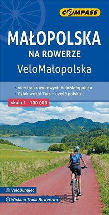 Mapa turystyczna - Małopolska na rowerze 1:100 000