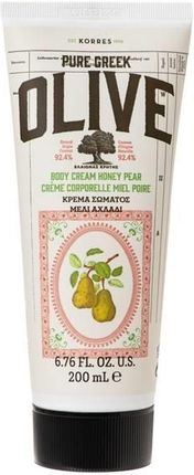 Korres Olive And Honey Pear Body Cream Mleczko Nawilżające Do Ciała 200 ml