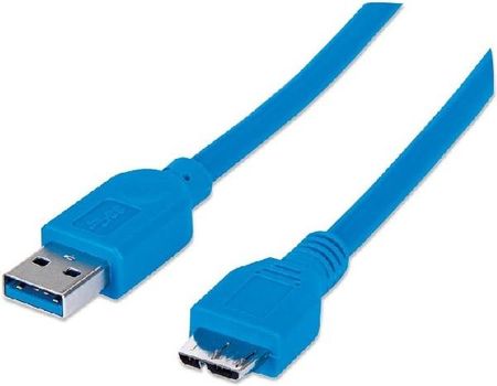 MANHATTAN KABEL USB 3.0 A-MICROB M/M 1M  (325417CG)