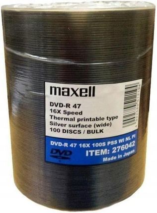 Maxell Dvd-r 16x Do Archiwizacji s100 Japan WaWa
