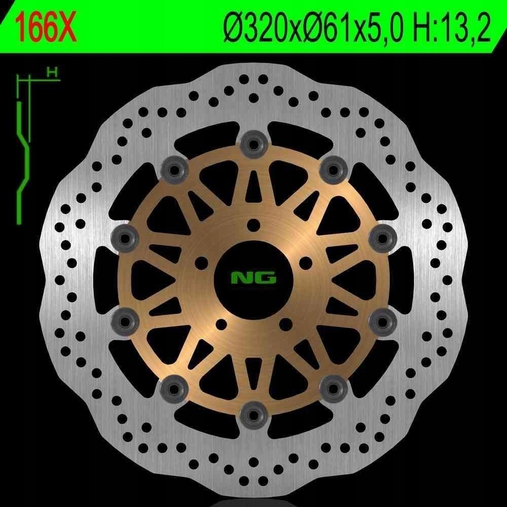 Ng Brake Disc Tarcza Hamulcowa Kawasaki Przód Zx Zz Vn