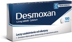 Aflofarm Farmacja Desmoxan 1 5 Mg Pomaga W Rzuceniu Palenia 100Tabl.
