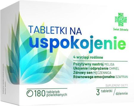 Synoptis Pharma Sp. Z O.O. Świat Zdrowia Tabletki Uspokajające 180Tabl.