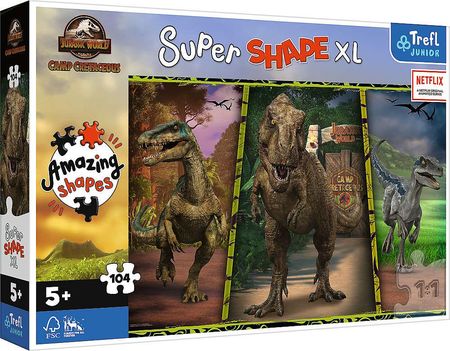 Trefl Puzzle Super Shape XL 104el. Jurassic World 50020