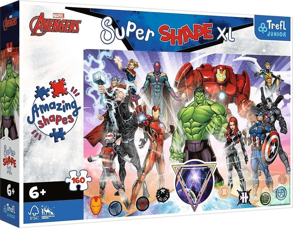 Trefl Puzzle Super Shape XL 160el. Odwaga Avengers 50026 - Ceny i ...