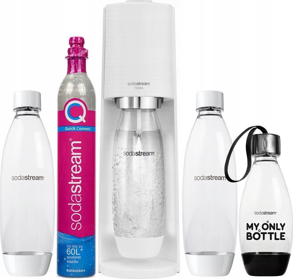 Saturator do gazowania wody SodaStream Gaia 3 butelki + bolero