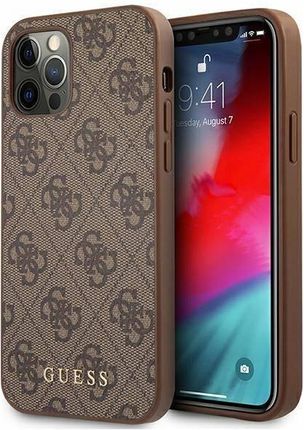 Guess do iPhone 12/12 Pro 6,1 brown hard case 4G (52a752dc)