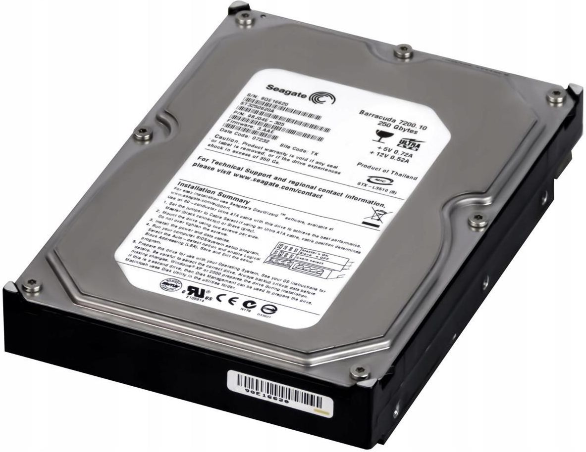 SEAGATEバラクーダ7200.10ハードドライブ - 250GBウルトラATA / 100 3.5インチ8MB 7200RPM - 内蔵ハードドライブ 6g7v4d0 Amazon | SEAGATEバラクーダ7200.10ハードドライブ - 250GB