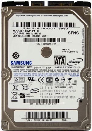 Samsung SpinPoint M5S 120GB (HM121HI)