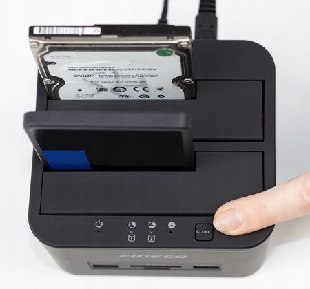 Stacja Dokująca Dysków Hdd Ssd 2x Usb Czytnik Kart - zdjęcie 2