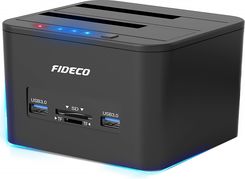 Stacja Dokująca Dysków Hdd Ssd 2x Usb Czytnik Kart
