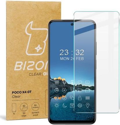 Szkło hartowane Bizon Glass Clear, Xiaomi Poco X4 GT (41504)