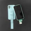 Rope Case silikonowe etui ze smyczą torebka smycz pasek do Samsung Galaxy A23 czarny