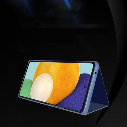 Clear View Case futerał etui z klapką Samsung Galaxy A73 czarny (11114209)
