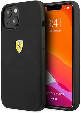 Ferrari FESSIHCP13SBK iPhone 13 mini 5,4" czarny/black hardcase Silicone (575317)