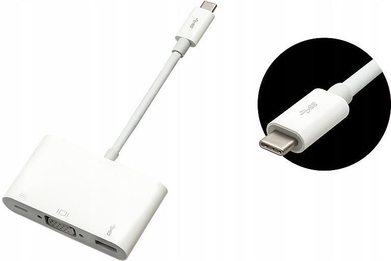 Hub Usb Adapter Usb Wt Usb C Gniazdo Vga Opinie I Ceny