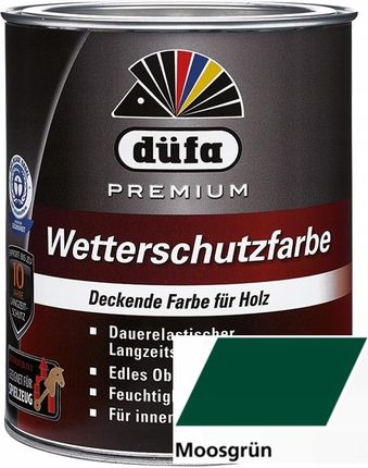 Dufa Premium Wetterschutzfarbe 2,5l Zieleń Mchu