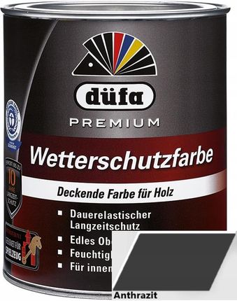 Dufa Premium Wetterschutzfarbe 0,75l Antracyt
