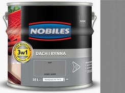 Zdjęcie Nobiles Farba Dach I Rynna Szary Jasny 10l - Śmigiel