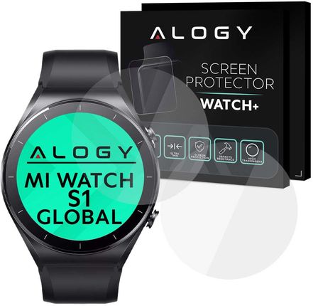 2x Szkło Hartowane ochronne na ekran Alogy do Xiaomi Mi Watch S1 Global (50784)