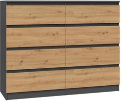 Zdjęcie Topeshop Komoda Umo P8 120 Antracyt Dąb Artisan Ts_M8120.Ada - Garwolin