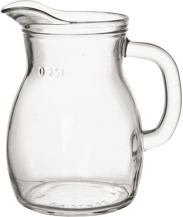 Dzbanek szklany do napojów z uchwytem 250 ml