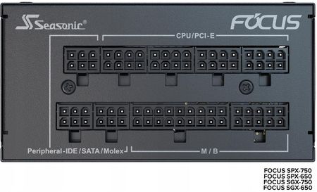 Zasilacz Seasonic FOCUS SPX 750W 80 Plus Platinum (FOCUSSPX750