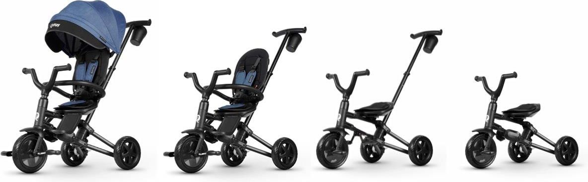 фото Детский трехколесный велосипед Qplay Nova Niello Blue 3