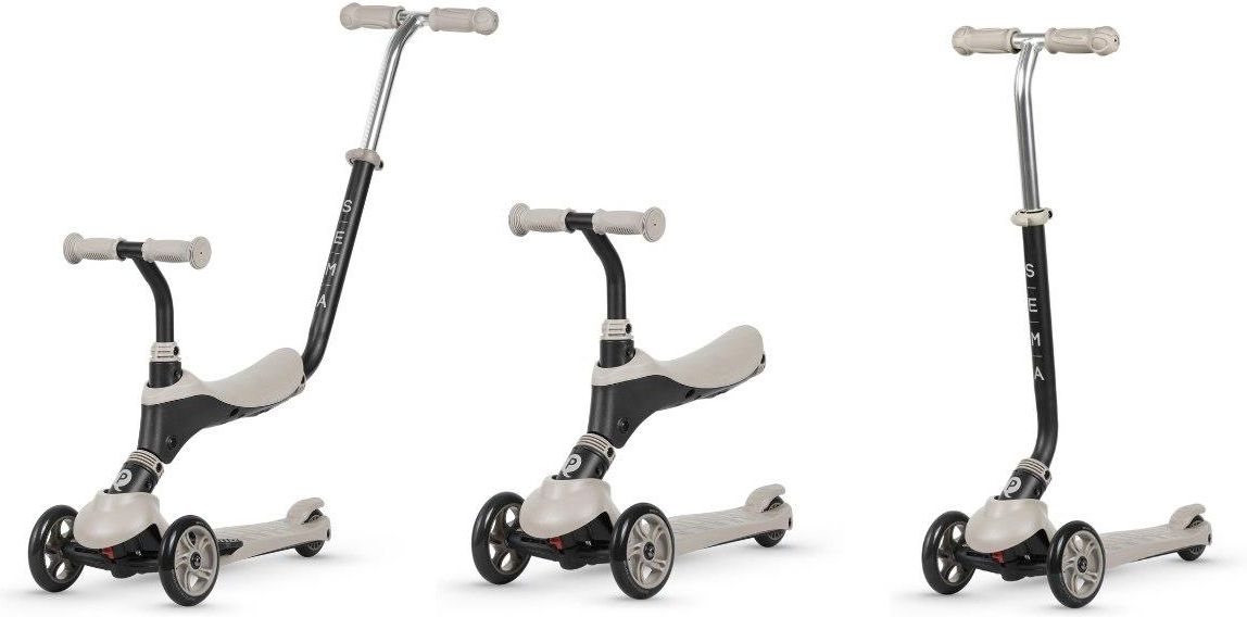 Qplay Hulajnoga Sema 3W1 Beige - zdjęcie 3 Qplay Hulajnoga Sema 3W1 Beige
