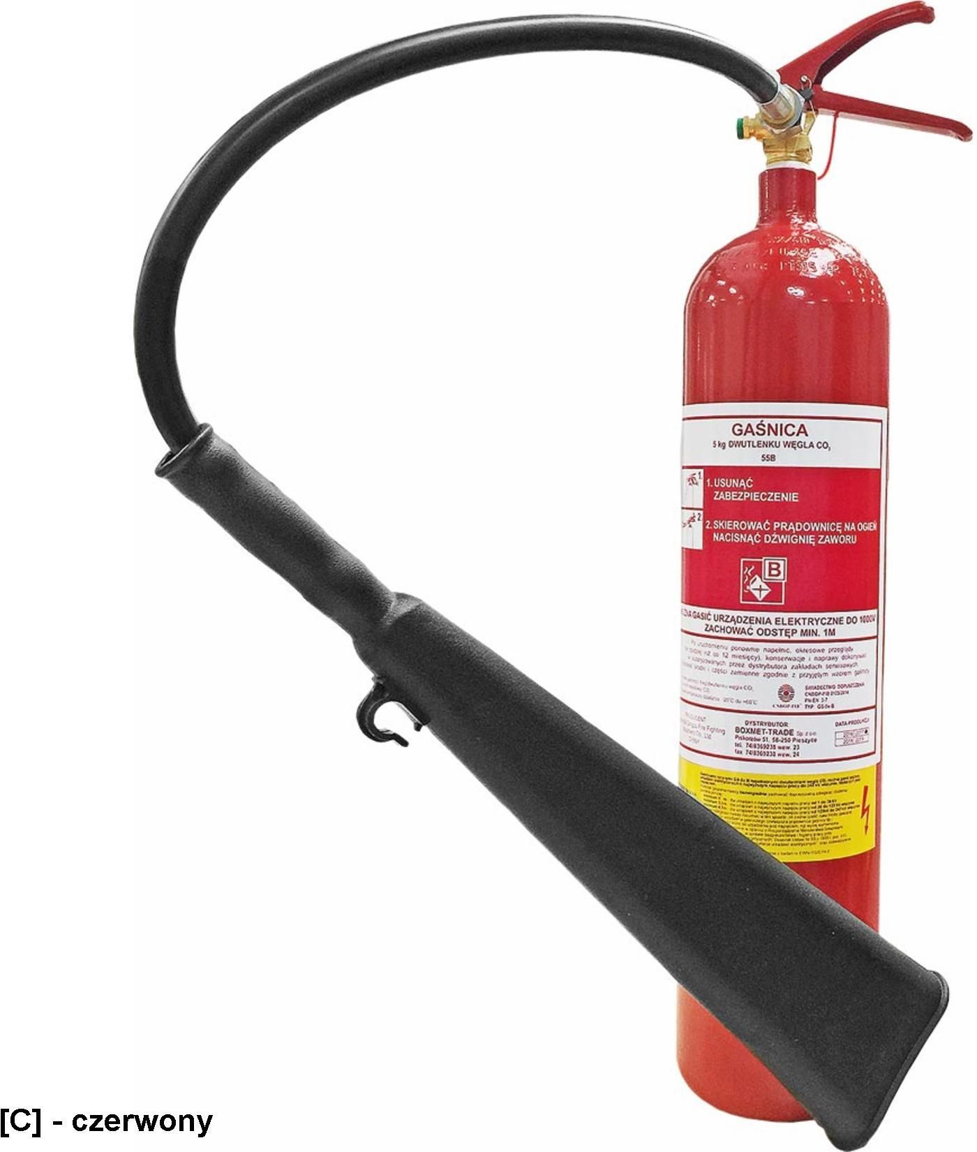 Podręczna Gaśnica Do Tłumienia Niewielkich Pożarów Boxmet Ltd. Bx-Gs-5Xb-E - Gaśnica Śniegowa Do Gaszenia Pożarów Grupy B