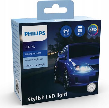 Philips Żarówki Led Hb3/Bh4 Ultinon Pro3021 6000K 11005U3021X2 - zdjęcie 6