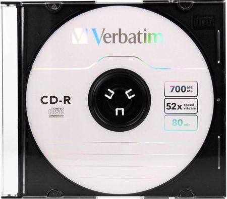 Verbatim Płyta CD-R slim 52x 700MB (TO1065)