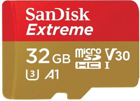 SanDisk Extreme 32 GB MicroSDHC (SDSQXAF032GGN6MA)