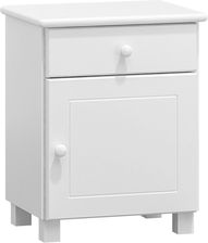 Zdjęcie Szafka nocna sosnowa TINA biała - Świątniki Górne