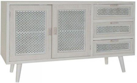 Kredens DKD Home Decor Biały Drewno MDF (110 x 41 x 64 cm)