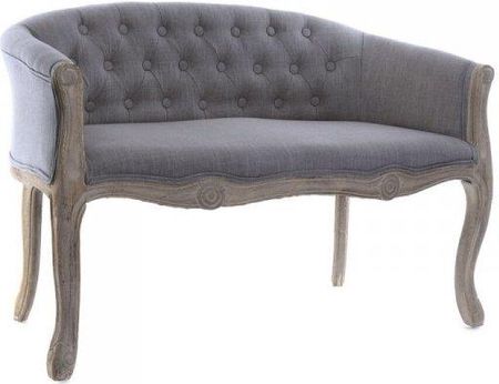 Sofa DKD Home Decor Poliester Drewno kauczukowe Ciemny szary (107 x 61 x 71 cm)