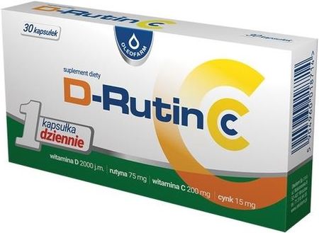 Oleofarm D-Rutin CC 30 kaps