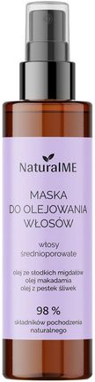 Naturalme - Maska Do Olejowania Włosów Średnioporowatych 75ml