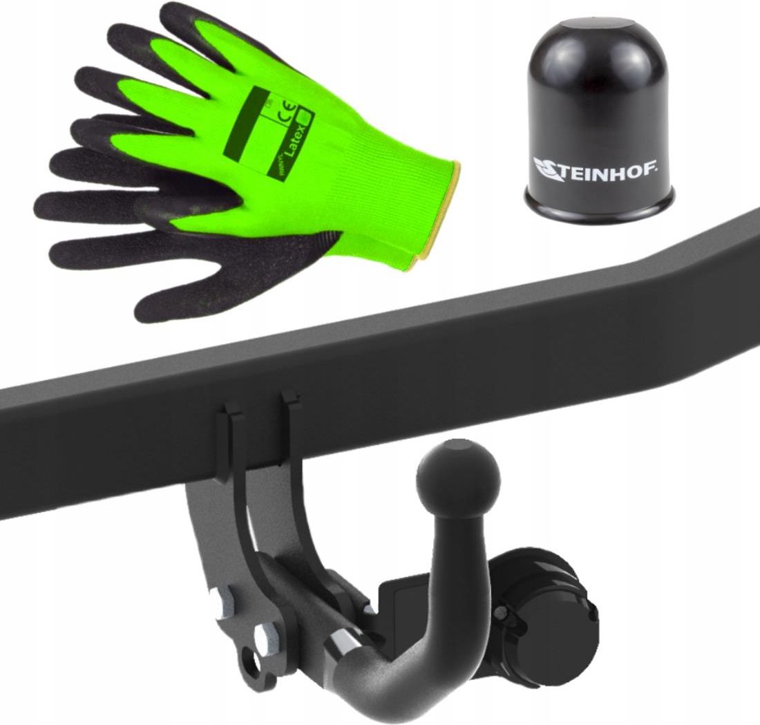 Steinhof Gancio Di Traino Fisso Per Mazda 6 GY SW (2003-2008) Con Kit Elettrico Universale A 13 Poli - Omologato E Resistente