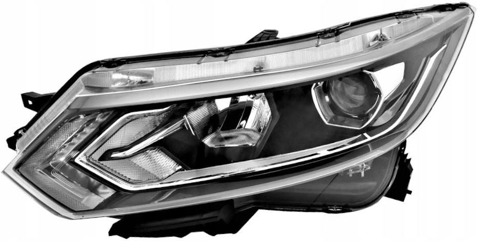 Фара Nissan Qashqai 17-22 (Справа/ Галоген/ ДХО/ под электрокорректор)