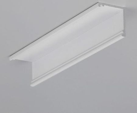Profil aluminiowy LED CABI12 DUO biały malowany z kloszem - 2mb