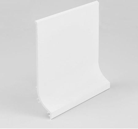 Profil aluminiowy BASE - listwa przypodłogowa - biała 4mb